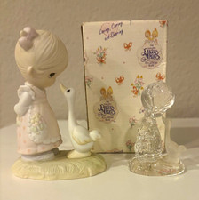 Precious Moments: 1979 Make a Joyful Noise– signed w/bonus crystal figurine  picture