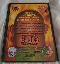 Baldies CD Rom Video Game 1996 Print Ad Framed 8.5x11 picture