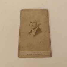 1800's CDV George Washington Photo Vintage First President American Hero picture