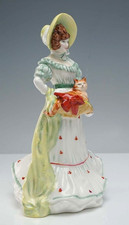 Royal Doulton, Lady Doulton 1997 * JANE * HN3711, Lady Holding Cat, MINT picture