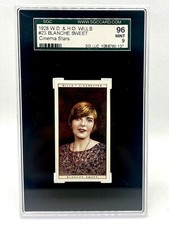 1928 W.D. & H.O. Wills Cinema Stars Set-Break #23 Blanche Sweet SGC 9 Mint picture