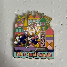 Mickey and Minnie - Its a Small World - Attraction - Slider Disney Pin 153071 picture