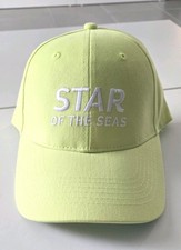 Royal Caribbean Star of the Seas Inaugural Adjustable Hat Cap lime/yellow New picture