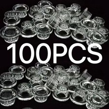 100PCS Smoking Parts Glass Filter Bowl Replacement Insert For Silicone Hand Pipe picture