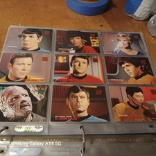 STAR TREK Trading Cards Binder Lot 100+ 1996 Skybox 30 Years TNG Nemesis picture