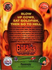 Panasonic Baldies Video Game Ad 1996 Vintage Magazine Print 8.5x11