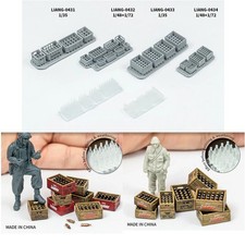 1/35 1/48 1/72 Beer Soda Bottle Crates Model Decoration Parts picture