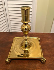 Colonial Williamsburg reproduction brass candlestick Virginia Metalcrafters picture