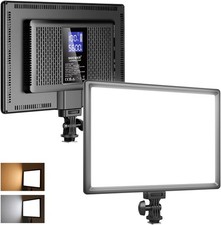 192 LED Video Light Panel, 20W Ultra Thin Bi Color Dimmable DSLR Camera picture