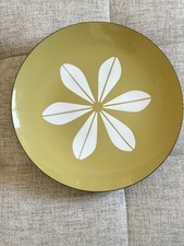 Vintage Catherine Holm Lotus Plate 12 Inches Gold White MCM READ picture