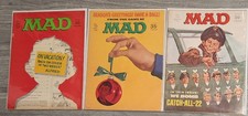 3 Vintage Mad Magazines No 130 Oct 69, 132 Jan 70, 141 March 71 In Bags picture