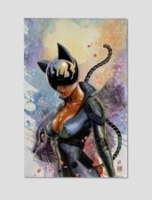 Catwoman Cat Guardian Premium Giclee Print Poster 11x17 DC Comics Wall Art picture