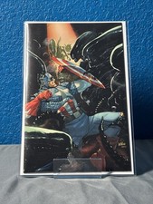 Marvel - 1:100 Alien v Captain America # 1 Leinil Francis Yu Virgin Variant picture