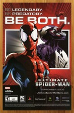 2005 Ultimate Spider-Man PS2 Xbox Gamecube Print Ad/Poster Official Art Venom picture