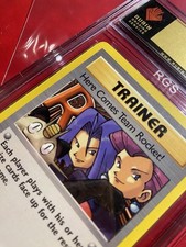 Pokemon Team Rocket 2000 Here Comes Team Rocket 71/82 RGS 3 slab fur regrade? picture