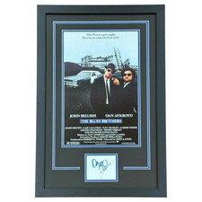 Blues Brothers 11x17 Movie Poster Deluxe Framed with Dan Aykroyd Autograph - JSA picture