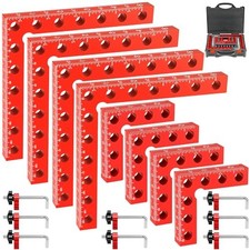 8 Pack Corner Clamp for Woodworking, 90 Degree Right Angle Clamp | 5.5