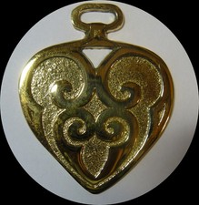 CELTIC HEART       Horse brass  (N697) picture