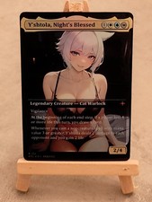 Y'shtola, Night's Blessed Foil-Altered Waifu Style Fan Art MTG Foil Card picture