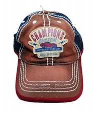 Disney Parks Cars Radiator Spring Grand Opening 2008 Champions Speed Trucker Hat picture