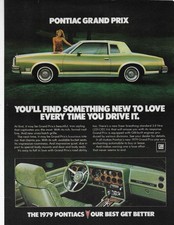 Vintage magazine ad Print 1979 Pontiac Grand Prix Wall Art picture