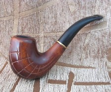 Tobacco Smoking Pipe AUTHOR HANDMADE 9 mm filter CHESS MASTER Pear wood picture