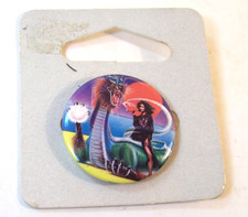 Vintage 1982 JEFFERSON STARSHIP BUTTON PINBACK Button Up Pin with Card  picture