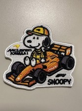 Snoopy McLaren F1 Race Car Formula 1 Racing Peanuts Embroidered Iron On Patch 3. picture