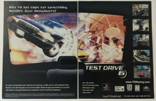 DAMAGED Test Drive 6 Xena Warrior Princess Print Ad Game Poster Art PS1 GBC picture