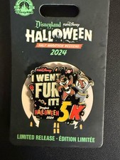 Disneyland 2024 Run Disney Halloween Half Marathon Pin Chip and Dale picture