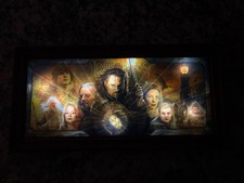 Lord Of The Rings Return Of The King Lighted Stained Glass Bradford Exchange picture