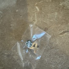Authentic Starbucks 4th Year Anniversary Partner Pin, Brand NEW in package picture