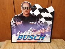 Dale Earnhardt Sr NASCAR  1999 Anheuser Bush Beer Metal Sign NOS picture