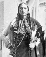 Comanche CHIEF QUANAH PARKER Glossy 8x10 Photo Native American Poster Print picture