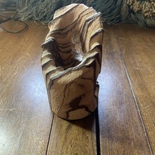 Vintage Sierra Sandstone Sculpture Carved Sandstone Candle Holder picture
