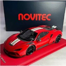 Peako 1/18 Novitec F8 N-Largo Red with Italian Stripe Diecast Model Car picture