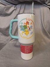 Pokémon 40 oz tumbler Kanto Starters New 2026 picture
