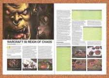 2002 WarCraft III Reign Of Chaos PC Original Advertisement / Retro Promo vr8 picture