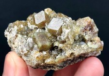345 CT Beautiful Chocolate Andradite Garnet Crystals Bunch From Skardu Pakistan picture