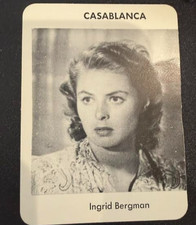 1974 Research Games Movie Star  Card  INGRID BERGMAN picture