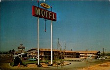 Postcard Hi-Desert Motel & Denny's Route 66 Victorville CA California E-681 picture