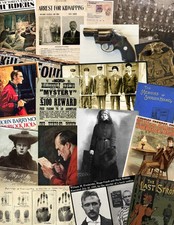 20 pc Vintage CRIME & DETECTIVES Images for Crafts JUNK JOURNALS sCrApBoOK picture