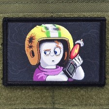 Keen Patch Moral Retro Gamer Meme Hook & Loop 3x2 picture