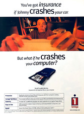 IOMEGA ZIP USB DRIVE & DISKS—2002 MAGAZINE ADVERTISEMENT—ORIGINAL PRINT AD picture