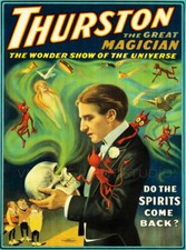 Thurston the Great Magician 1915 Vintage Magic Show Giclee Canvas Print 15x20 picture