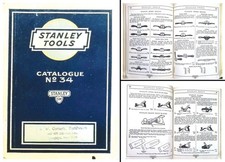 Orig. May, 1926 Stanley No. 34 Catalogue - 200 Pages- Complete - mjdtoolparts picture