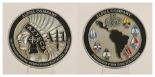 Alpha Company 1st Psychological Operations Battalion Aztecs Challenge Coin 4#I picture