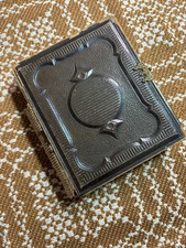 1800's Photo Album with 29 Tintypes And CDV's All identified, New Paris, Ohio picture