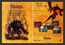 1998 Drakan: Order of the Flame Video Game Print Advertisement (2pgs) picture