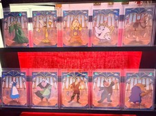 COMPLETE SET Beauty Beast 35th Anniversary 2026 Topps Chrome Disney Sapphire picture